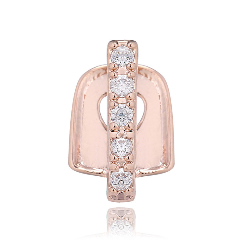 strass dentaire Capace de dinti Hip Hop Rapper Rock Teeth Cover Gratare Carcasa pentru dinti Bretele Clips de dinti cu stras Bijuterii de petrecere hip hop