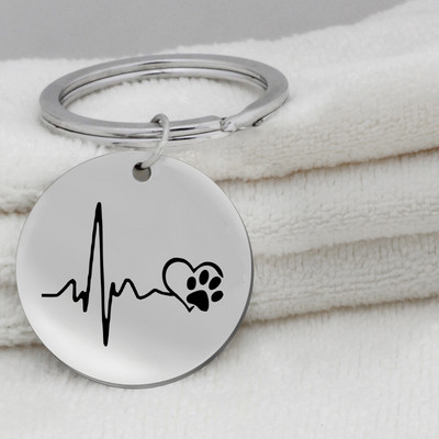 Heartbeat chihuahua bulldog tacskó bullterrier kulcstartó ékszer aranyos kiskutya kulcstartó