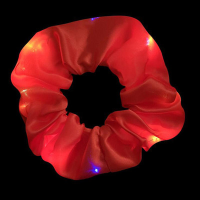 Módna dámska LED svietiaca vlasová páska Dievčenská čelenka z copu Elastická jednofarebná vlasová páska Night Party vlasové doplnky