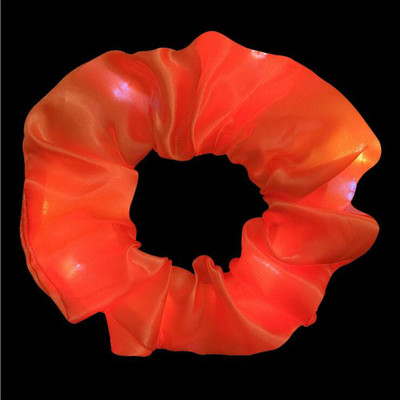 Módna dámska LED svietiaca vlasová páska Dievčenská čelenka z copu Elastická jednofarebná vlasová páska Night Party vlasové doplnky