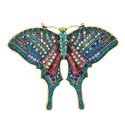 CINDY XIANG Rhinestone tauriņu saktas sievietēm, skaistas kukaiņu piespraudes 2 krāsās. Pieejami vintage modes ziemas aksesuāri