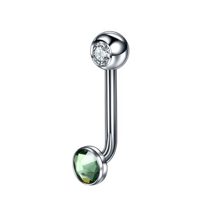 1 τεμ G23 Titanium Crystal Christina Vertical Hood Piercings Lip Rings Sexy Vagina Piercings Genital Piercing VCH Body Jewelry
