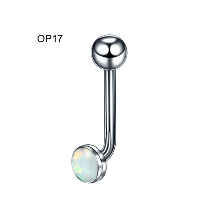 1 τεμ G23 Titanium Crystal Christina Vertical Hood Piercings Lip Rings Sexy Vagina Piercings Genital Piercing VCH Body Jewelry