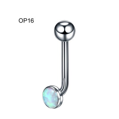 1 τεμ G23 Titanium Crystal Christina Vertical Hood Piercings Lip Rings Sexy Vagina Piercings Genital Piercing VCH Body Jewelry