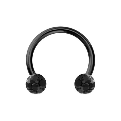 1PC Bling Ferido Nose Septum Prstenovi Potkova Piercing Nakit 16G Hrskavica Helix Tragus Naušnice Hoop Držač za piercing usne 8 mm