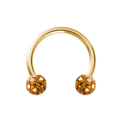 1PC Bling Ferido Nose Septum Prstenovi Potkova Piercing Nakit 16G Hrskavica Helix Tragus Naušnice Hoop Držač za piercing usne 8 mm