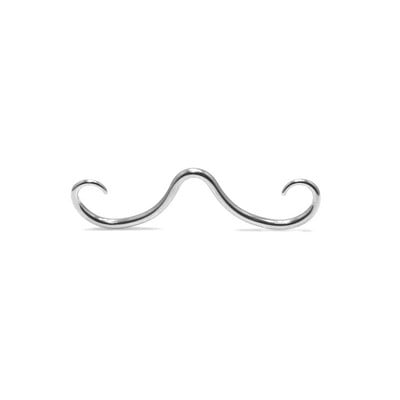 Piercing la sept pentru mustață 14G, hipoalergenic, pentru nas, bijuterii punk pentru corp pentru femei, bărbați, oțel inoxidabil chirurgical 316L