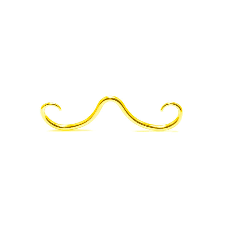 Piercing la sept pentru mustață 14G, hipoalergenic, pentru nas, bijuterii punk pentru corp pentru femei, bărbați, oțel inoxidabil chirurgical 316L