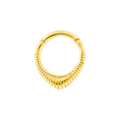 100% 316L sebészeti acél cirkon orrgyűrű Clicker Daith piercing fülporc Helix karika virágok vízcseppek
