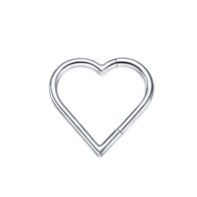 16G G23 Titan Inel pentru nas Daith Piercing Cercei Hoop Heart Clicker Helix Cartilage Tragus Bijuterii pentru corp pentru femei fete
