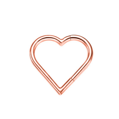 16G G23 Titan Inel pentru nas Daith Piercing Cercei Hoop Heart Clicker Helix Cartilage Tragus Bijuterii pentru corp pentru femei fete