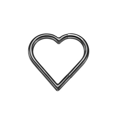 16G G23 Titan Inel pentru nas Daith Piercing Cercei Hoop Heart Clicker Helix Cartilage Tragus Bijuterii pentru corp pentru femei fete