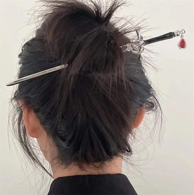 1PC Bijuterii de păr de epocă Bentita de păr în stil chinezesc ciucuri decor pentru frunte Piesă pentru cap Accesorii de păr chinezești pentru femei