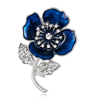 Broșă din aliaj de zinc cu mac, prințesă din Marea Britanie, ace suvenir, broșe emailate cu flori de mac roșii pentru femei, accesorii de bijuterii