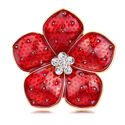 Broșă din aliaj de zinc cu mac, prințesă din Marea Britanie, ace suvenir, broșe emailate cu flori de mac roșii pentru femei, accesorii de bijuterii