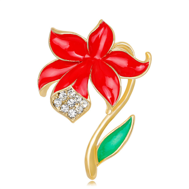 Broșă din aliaj de zinc cu mac, prințesă din Marea Britanie, ace suvenir, broșe emailate cu flori de mac roșii pentru femei, accesorii de bijuterii