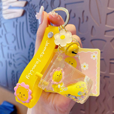 Cadouri creative pentru copii, geantă, pandantiv, cadouri de aniversare, ceașcă de ceai cu lapte, breloc pentru geantă, ornament cu șnur, breloc tigru.