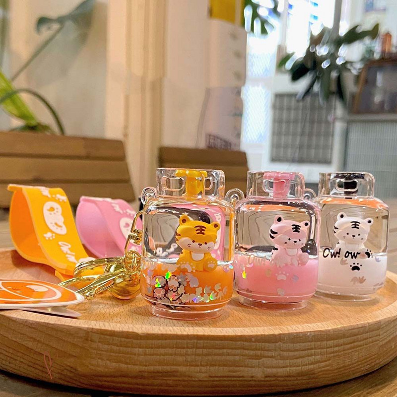 Cadouri creative pentru copii, geantă, pandantiv, cadouri de aniversare, ceașcă de ceai cu lapte, breloc pentru geantă, ornament cu șnur, breloc tigru.