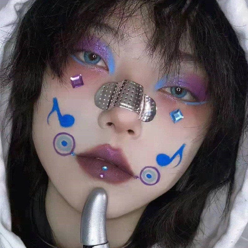 2022 New Ins Fashion European American Band-Aid Agrafă pentru nas Decorație Femeie Fată Bărbați Petrecere Turism Club de noapte Bijuterii Accesorii