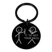 Juokingos dovanos Geriausio draugo raktų pakabukas draugams Aš atgavau tave moterims Vyrams Kalėdų gimtadienis Valentino BFF geriausiųjų kompanionas