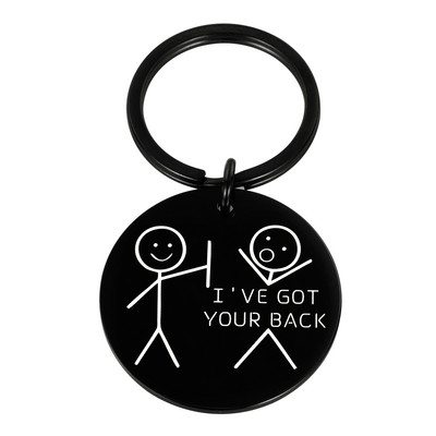 Juokingos dovanos Geriausio draugo raktų pakabukas draugams Aš atgavau tave moterims Vyrams Kalėdų gimtadienis Valentino BFF geriausiųjų kompanionas