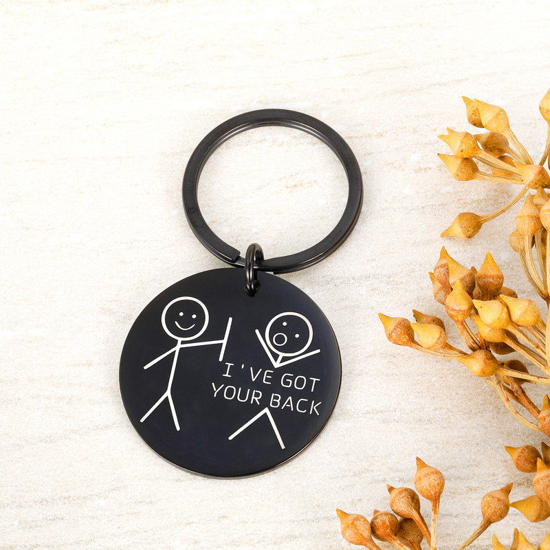 Juokingos dovanos Geriausio draugo raktų pakabukas draugams Aš atgavau tave moterims Vyrams Kalėdų gimtadienis Valentino BFF geriausiųjų kompanionas