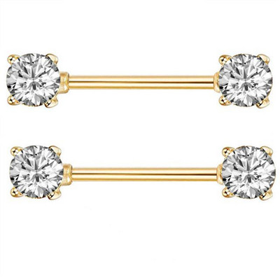 1Páros Bee mellbimbó piercing ékszer rozsdamentes acél kristály mellbimbó gyűrű nőknek szexi szív virág mellbimbó rudak piercing Pezon