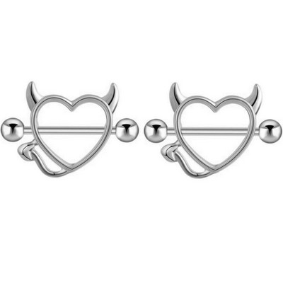 1Páros Bee mellbimbó piercing ékszer rozsdamentes acél kristály mellbimbó gyűrű nőknek szexi szív virág mellbimbó rudak piercing Pezon