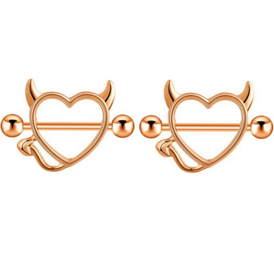 1Páros Bee mellbimbó piercing ékszer rozsdamentes acél kristály mellbimbó gyűrű nőknek szexi szív virág mellbimbó rudak piercing Pezon