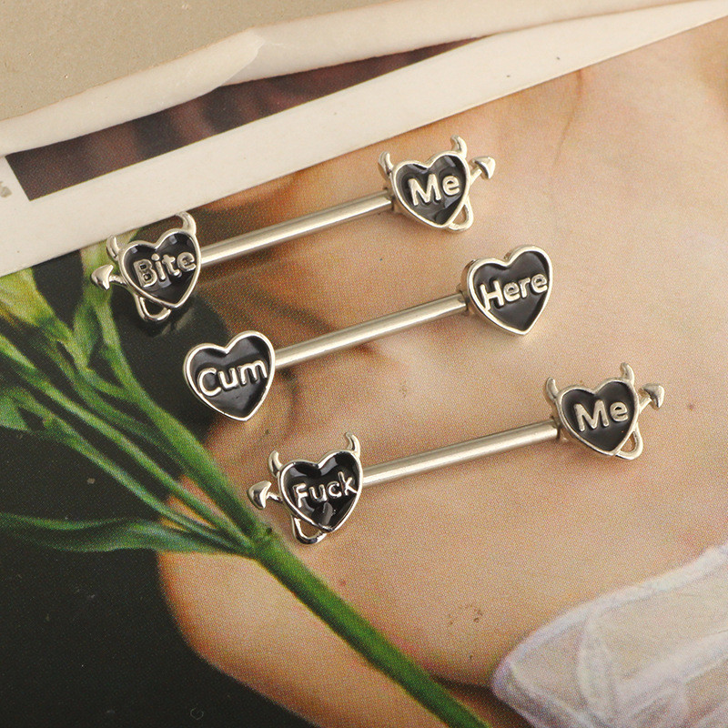1Páros Bee mellbimbó piercing ékszer rozsdamentes acél kristály mellbimbó gyűrű nőknek szexi szív virág mellbimbó rudak piercing Pezon