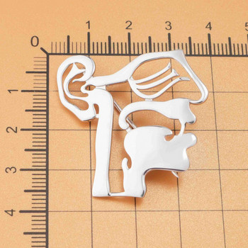 Hanreshe Medical ENT Skull Brooch Pin Simple Classic Doctor Nurse Hospital Lapel Clothes Badge Medicine Jewelry Decoration Gift