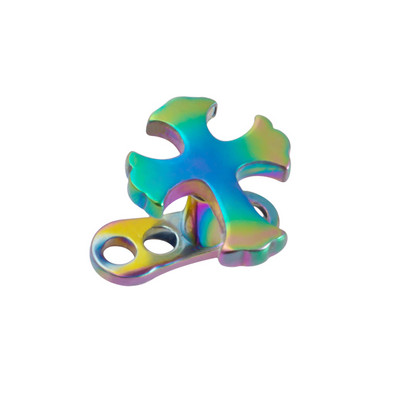 1PC Dermal Anchor Top Piercing Skin Diver Surface Ring Micro Retainers & Hide-it In Body Implant with Base Stud Body Jewelry 16G