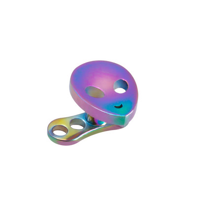 1PC Dermal Anchor Top Piercing Skin Diver Surface Ring Micro Retainers & Hide-it In Body Implant with Base Stud Body Jewelry 16G