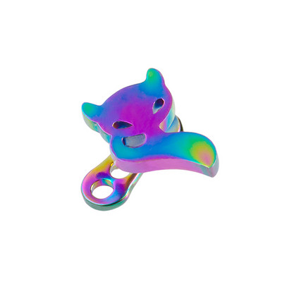 1PC Dermal Anchor Top Piercing Skin Diver Surface Ring Micro Retainers & Hide-it In Body Implant with Base Stud Body Jewelry 16G