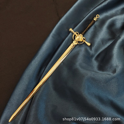 2022 Vintage Punk κινέζικο σπαθί μενταγιόν φουρκέτα ραβδί για γυναίκες Μοντέρνο προσωπικότητα Αξεσουάρ κλιπ μαλλιών με μεταλλική φούντα