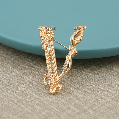 FFLACELL 2020 NEW Γυναικεία Μόδα Ματ Μεταλλικό Πορτρέτο Καρφίτσες Προσώπου Χρυσό Χρώμα Αφηρημένο Πορτρέτο Δώρα Κοσμήματα για πάρτι καρφίτσα