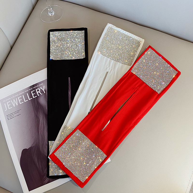 FYUAN mazginės metalinės vielos kalnų krištolinio akmens plaukų juostos moterims juodos baltos spalvos galvos apdangalai „pasidaryk pats“ plaukų aksesuarai papuošalai