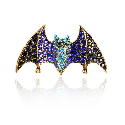 Creative New Creative Bat Rhinestone καρφίτσα ρετρό κοστούμι πουλόβερ Ζώα αξεσουάρ Ανδρικά και γυναικεία πάρτι καρφίτσες με κονκάρδες