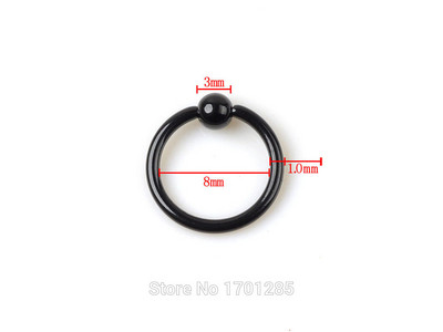 10 db/tétel Fekete Rozsdamentes Acél szemöldök Orrgyűrű Tragus Fülbevaló Helix Cartilage Lip Labret Stud Mellbimbó Piercingek Testékszerek