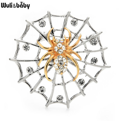 Wuli & Baby Spider ir Tinklinės Sagės Unisex Perlų Vabzdžių Vakarėliui Kasdieniai Sagės Smeigtukai Dovanos