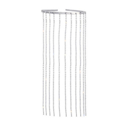 FYUAN Shine Full Rhinestone лента за глава за жени с дълъг пискюл Crystal HairClip Wedding Party Аксесоари за коса Бижута