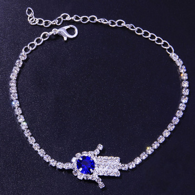 INS Fashion Butterfly bokalánc strassz tenisz lánc láblánc ékszer nőknek nyári strand bokalánc pillangó mezítlábas lánc