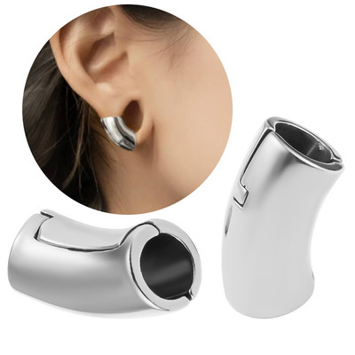 Vanku 2PCS Manšeta za ušne resice Vrhunska kvaliteta Čepići za mjerenje uha Ušni tuneli Utezi za rastezanje resica za žene Nakit za tijelo s kopčom za hrskavicu