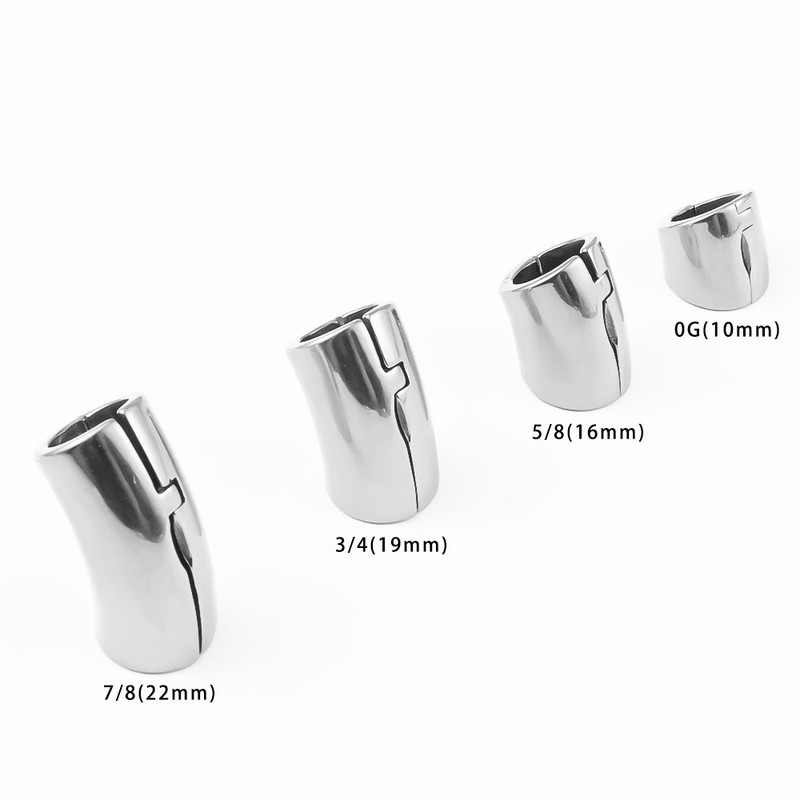 Vanku 2PCS Manšeta za ušne resice Vrhunska kvaliteta Čepići za mjerenje uha Ušni tuneli Utezi za rastezanje resica za žene Nakit za tijelo s kopčom za hrskavicu