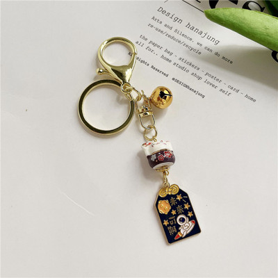Tradicionalna keramika Lucky Cat Amulet Omamori Sretno bogatstvo Veleprodajni artikli za butik Molitva Privjesak za par Gif