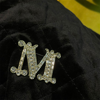 HANGZHI Fashion Universe Star Pearl Brooch Flash Personality Design Letter Gift Аксесоари за бижута за мъже и жени любители