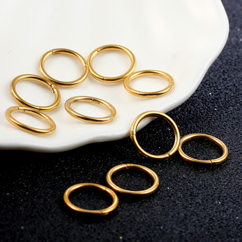 Casvort 10/20 PCS Сегмент от неръждаема стомана Hoop Ring Ушен хрущял Tragus Helix Lip Ring Пиърсинг Нос Пръстен Обеци Пръстен