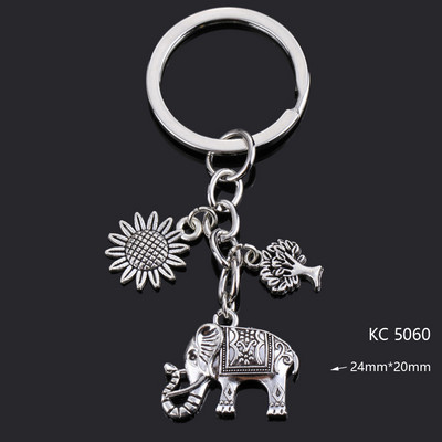 Ljubavna torba Slon Ženski privjesak za ključeve Sunce Prekrasno raspoloženje Privjesak Prijatelji Poklon Auto Muškarci Ženski privjesak za ključeve Nakit Originalni poklon