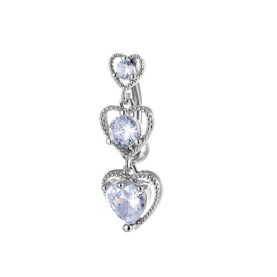 Südame naba rõngas naba augustamine rõngas Cooper Naba augustamine rõngas EhtedNaba rõngas naba rõngas