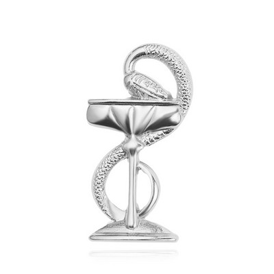 Noua cupă de șarpe email broșă doctor asistentă pin bărbați femei jachete denim guler insignă pin buton broșe accesorii geanți